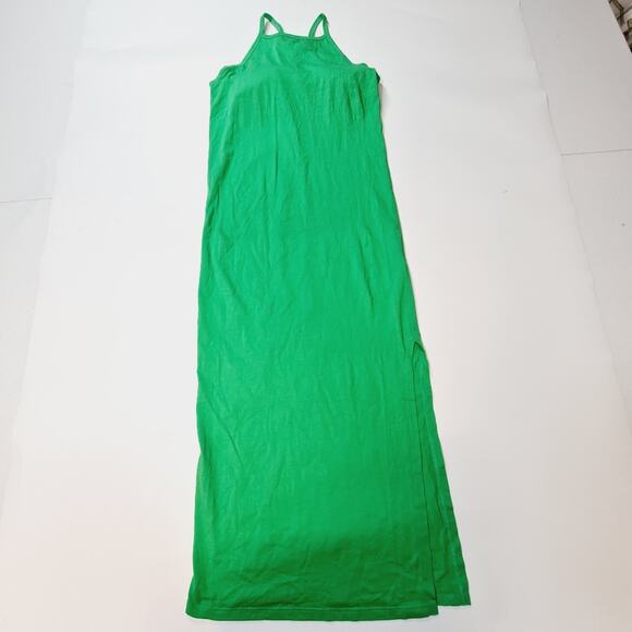 FRAME Cami Tank Dress in Grass Green XS - Picture 2 of 13